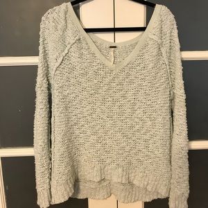 Free people light blue sweater